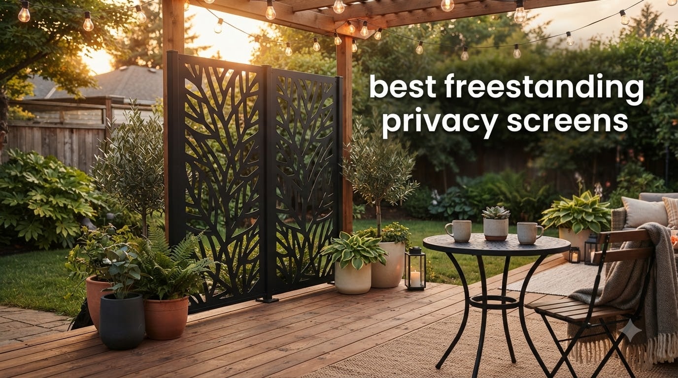 best freestanding privacy screens