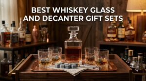 best whiskey glass and decanter gift sets
