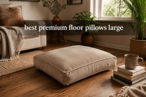 best premium floor pillows large