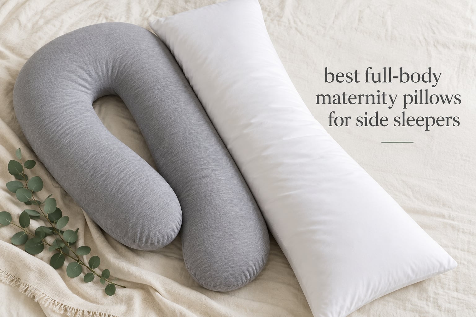 best full-body maternity pillows for side sleepers