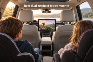best dual headrest tablet mounts