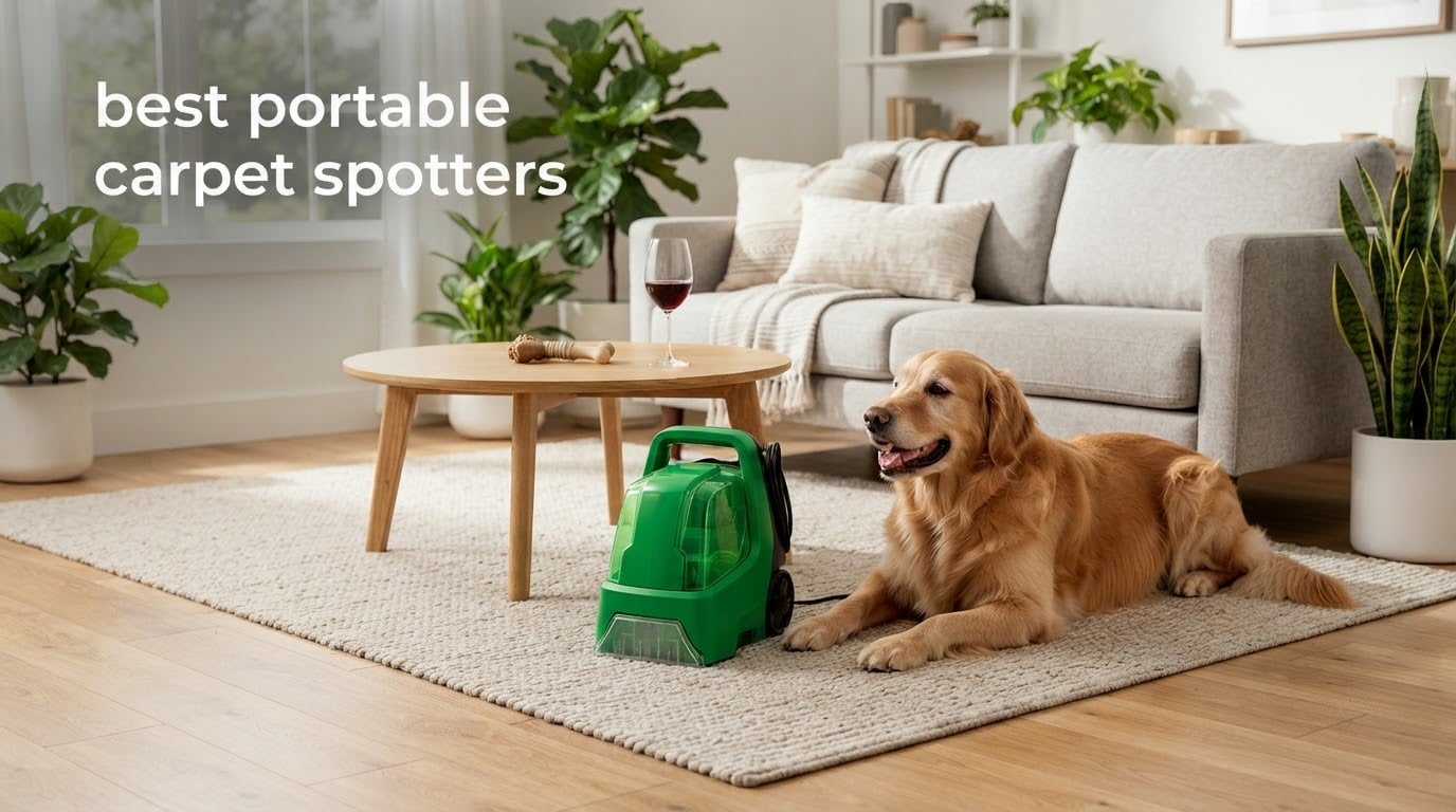 best portable carpet spotters