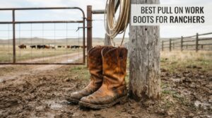 best pull on work boots for ranchers