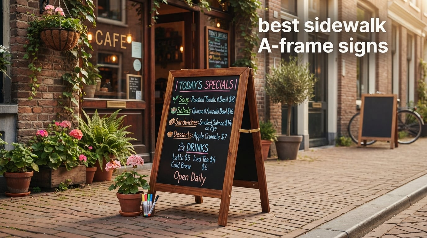 best sidewalk A-frame signs