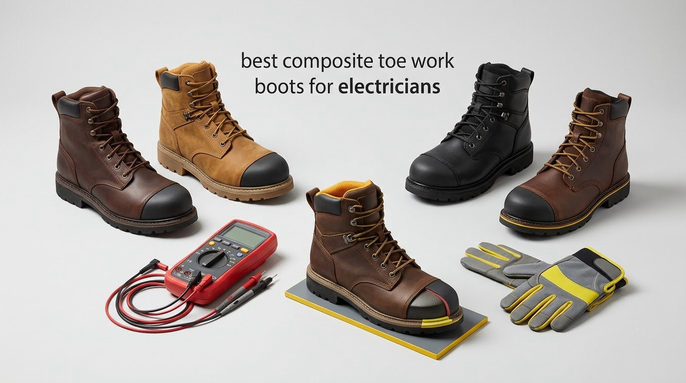 best composite toe work boots for electricians