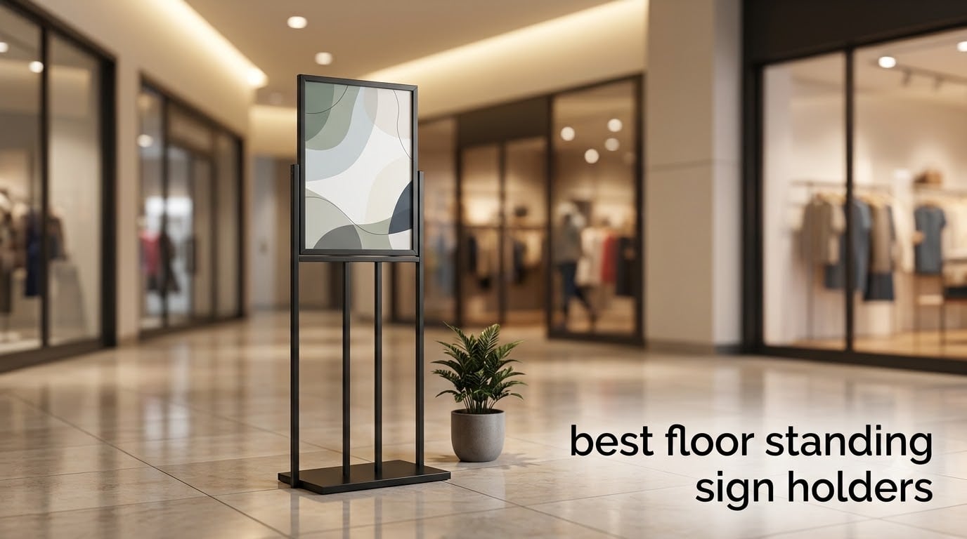 best floor standing sign holders