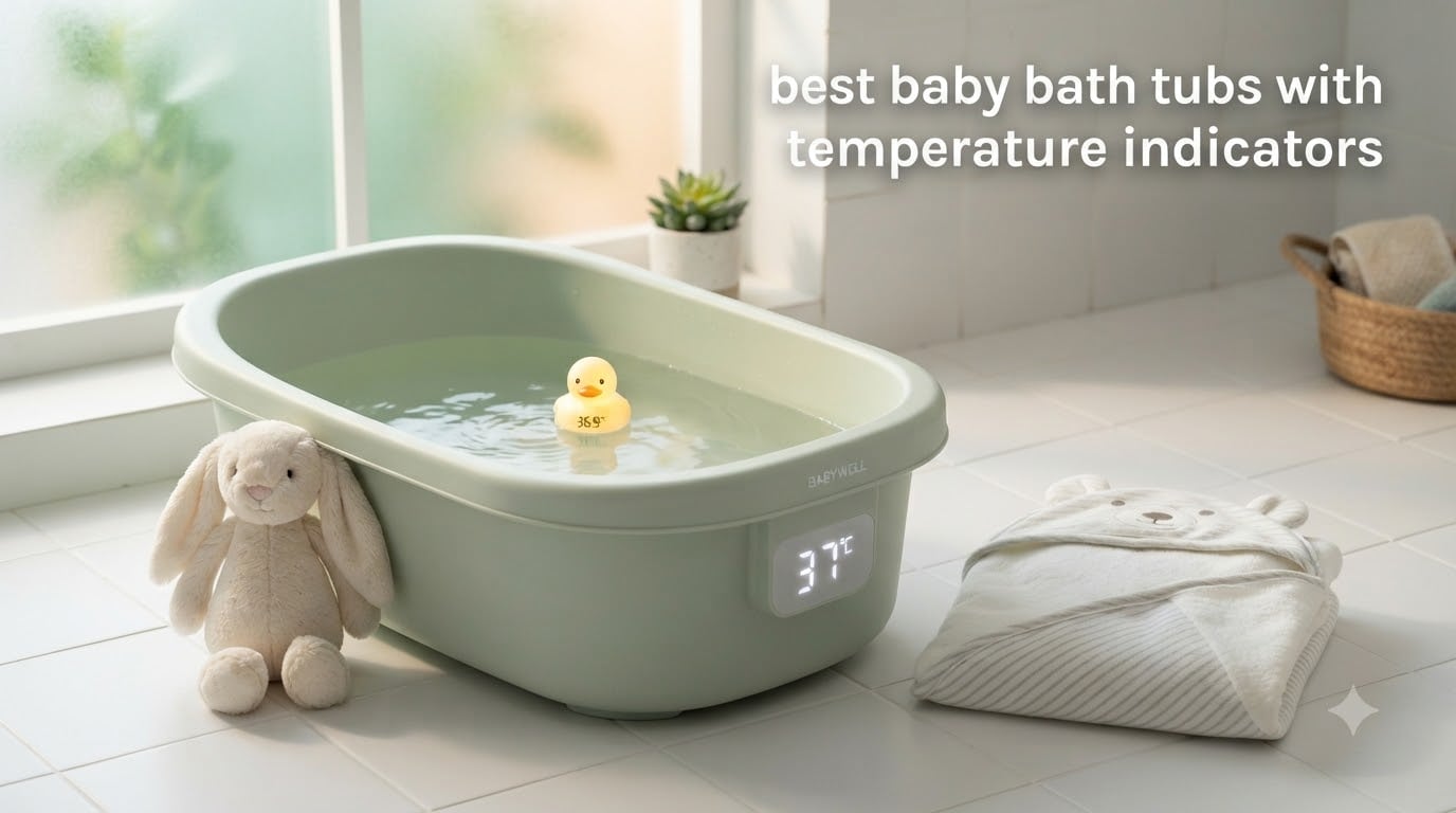 best baby bath tubs with temperature indicators
