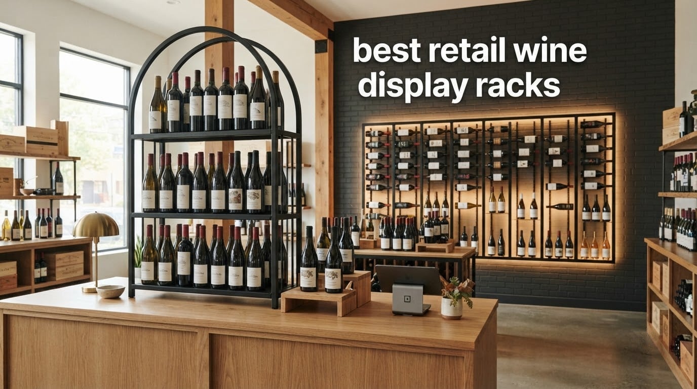best retail wine display racks