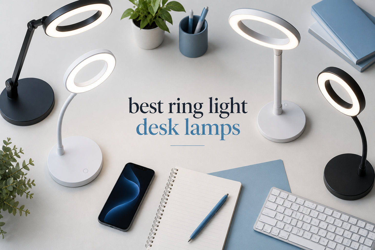 best ring light desk lamps