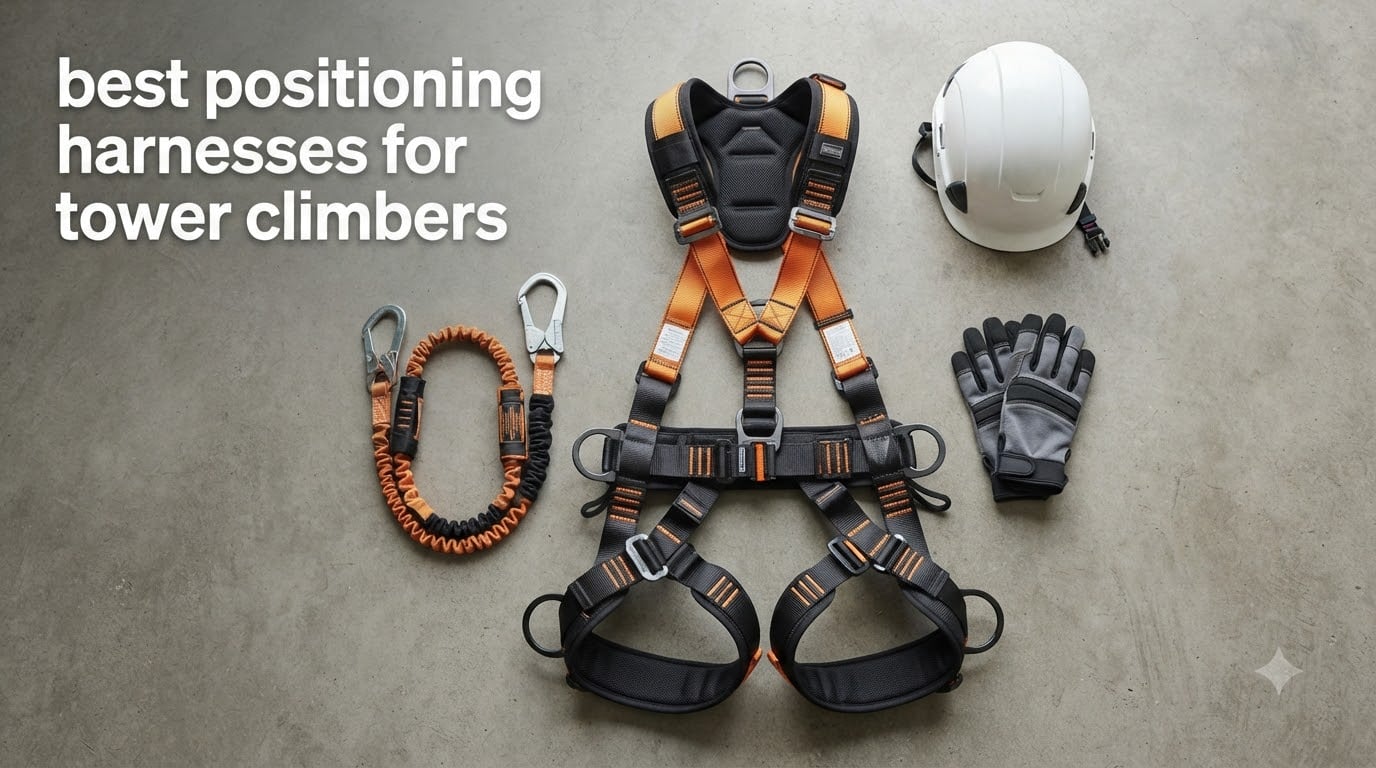best positioning harnesses for tower climbers