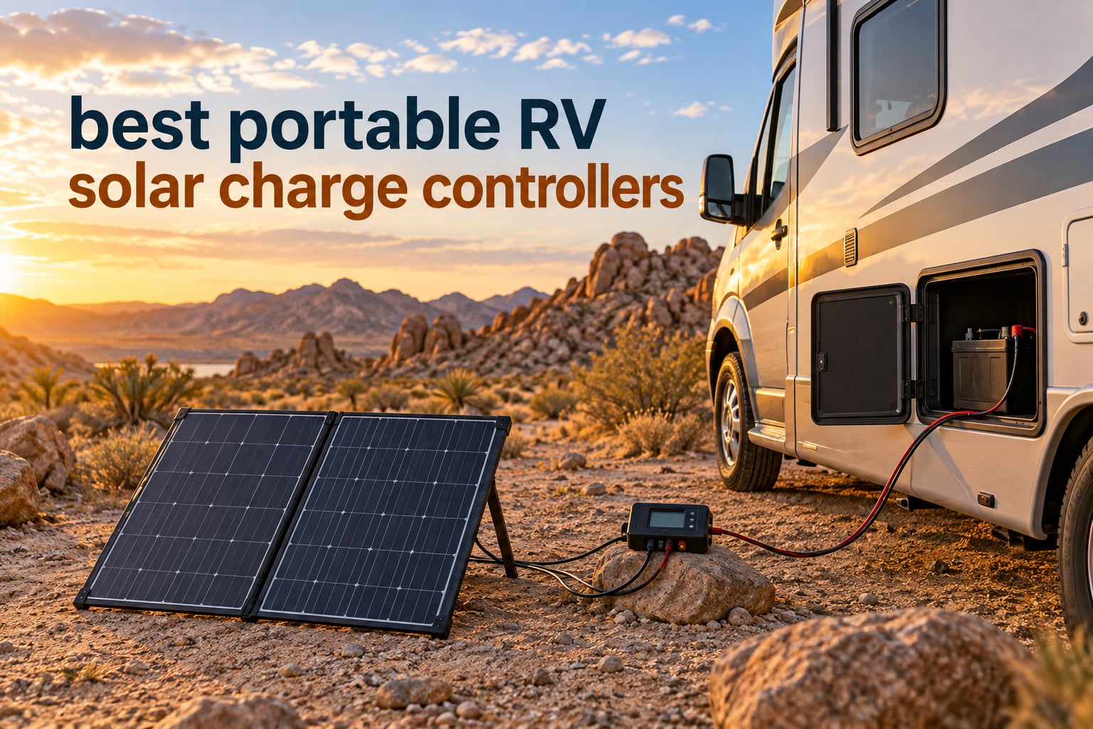 best portable RV solar charge controllers