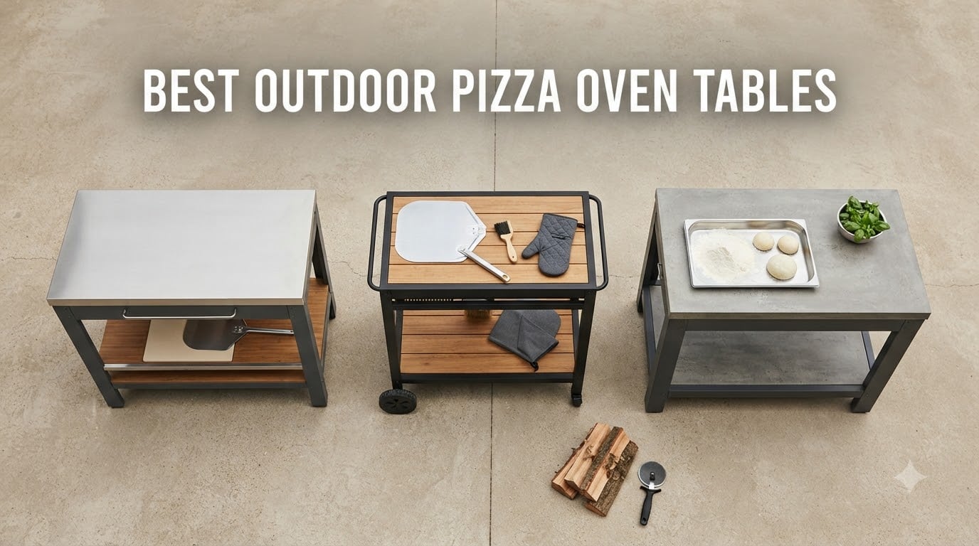 best outdoor pizza oven tables