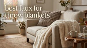best faux fur throw blankets