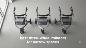 best three-wheel rollators for narrow spaces