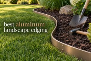 best aluminum landscape edging