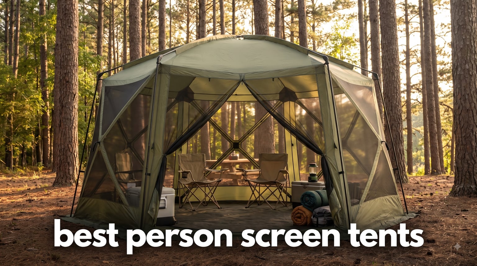 best 4 person screen tents