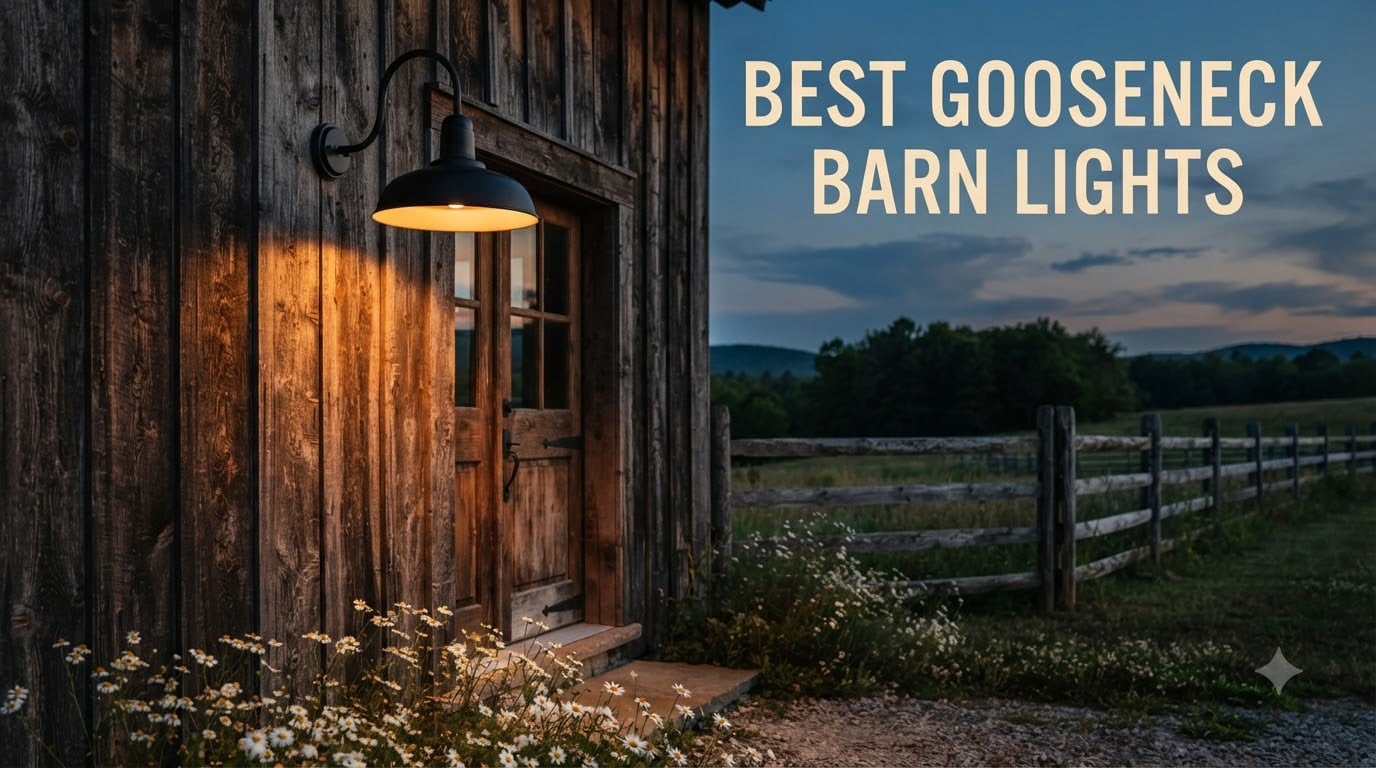 best gooseneck barn lights