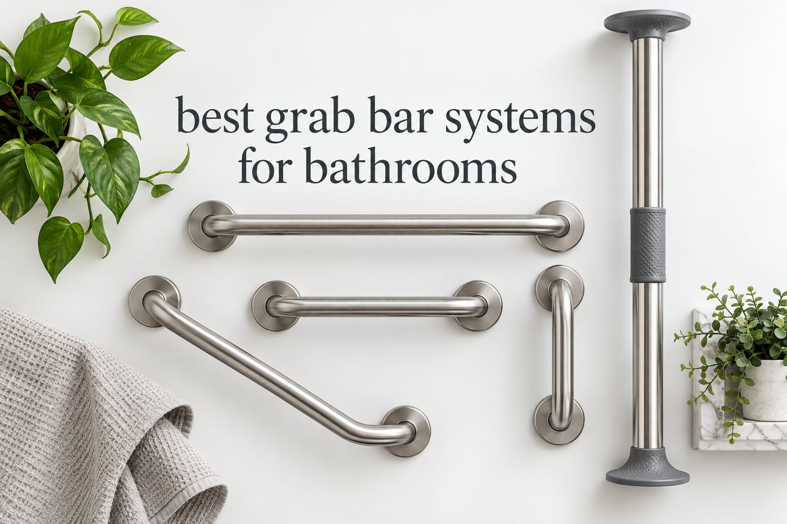 best grab bar systems for bathrooms
