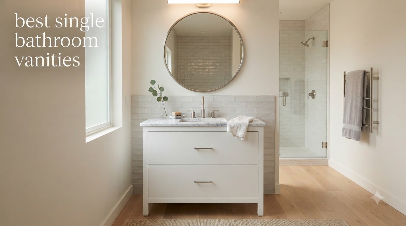 best single bathroom vanities