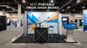 best portable trade show kiosks