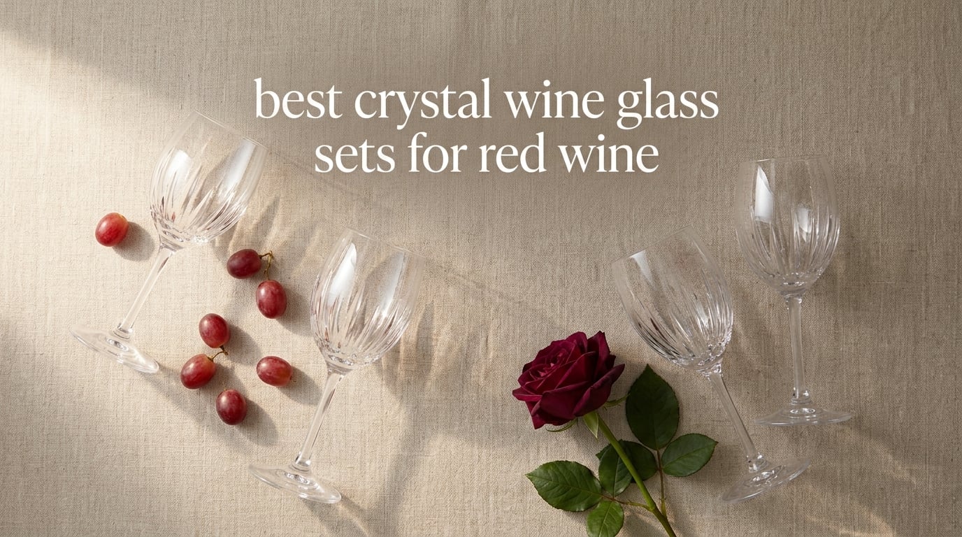 best crystal wine glass sets for red wine