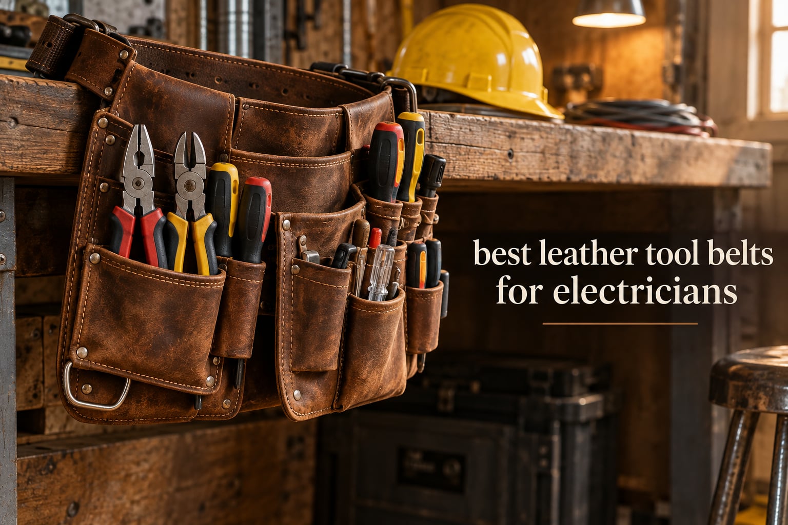 best leather tool belts for electricians