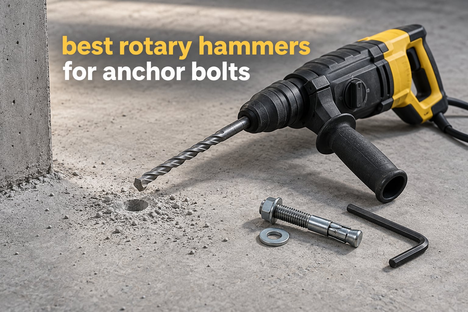best rotary hammers for anchor bolts