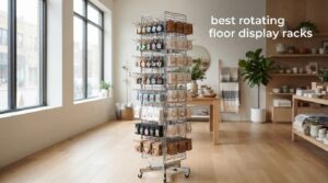 best rotating floor display racks