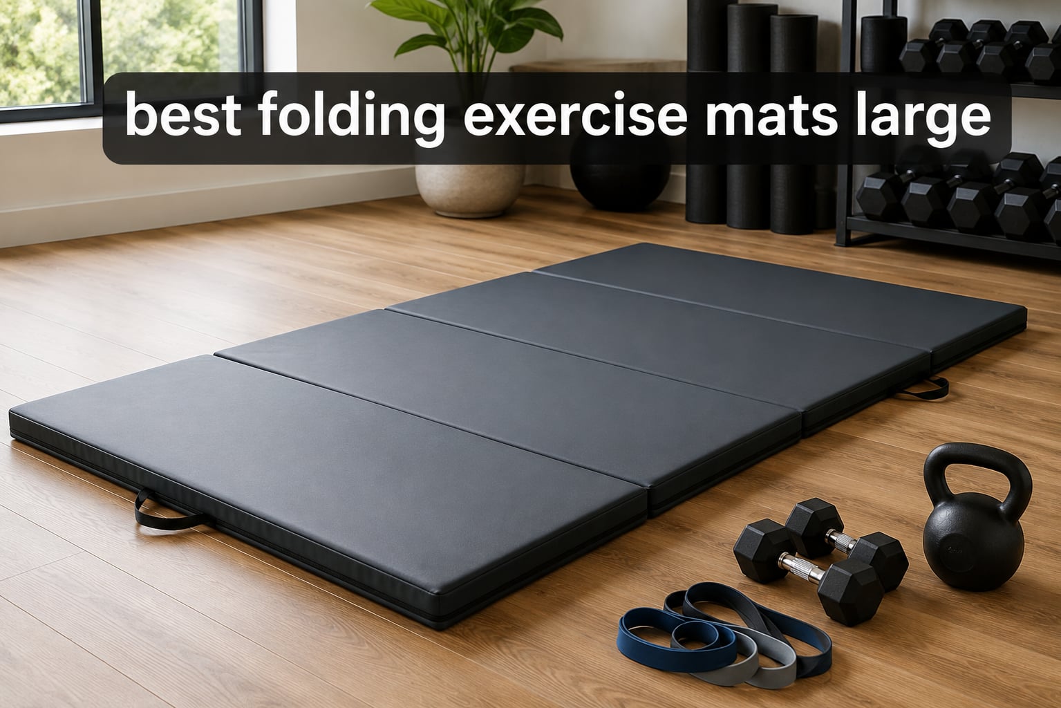best folding exercise mats large