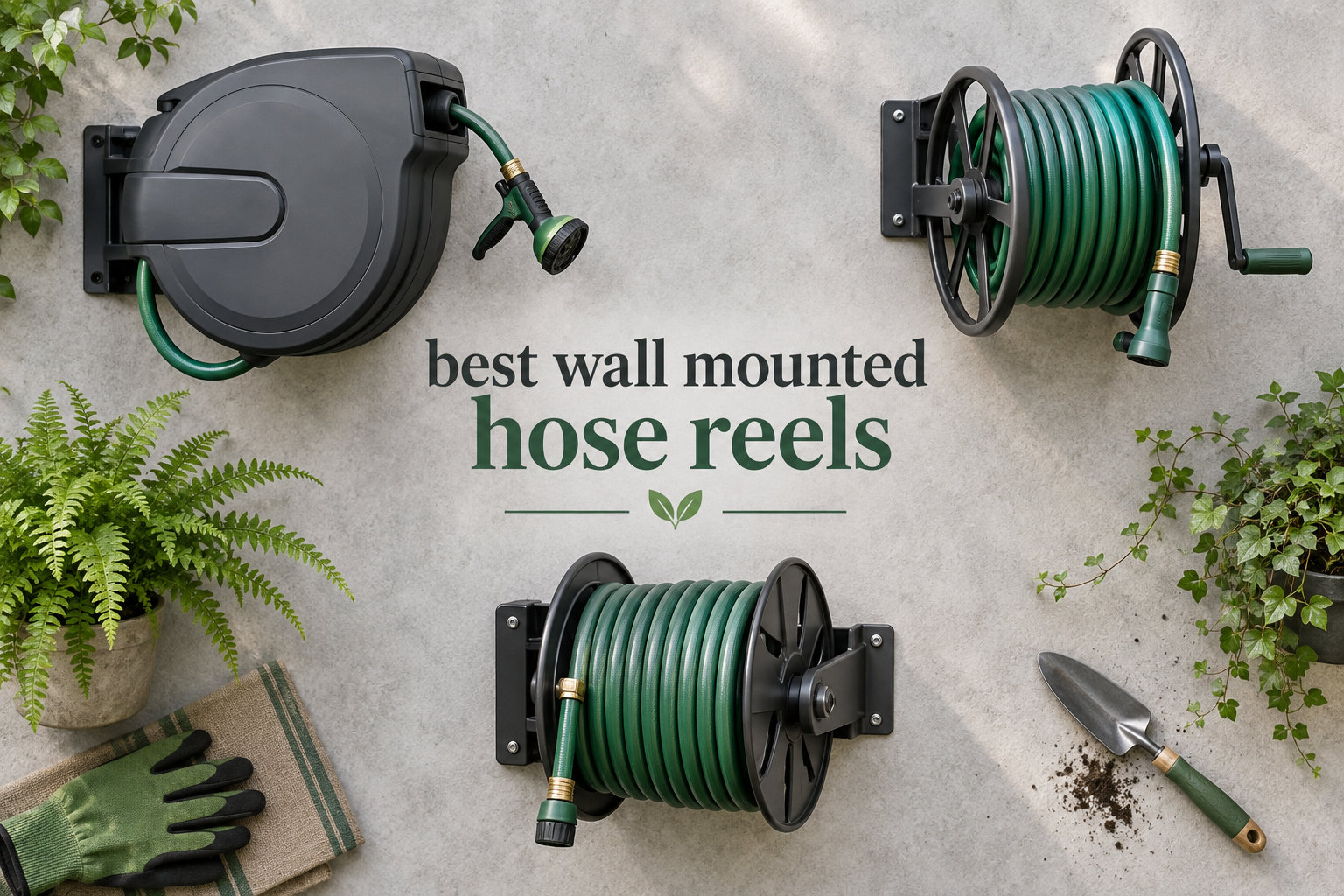 best wall mounted hose reels