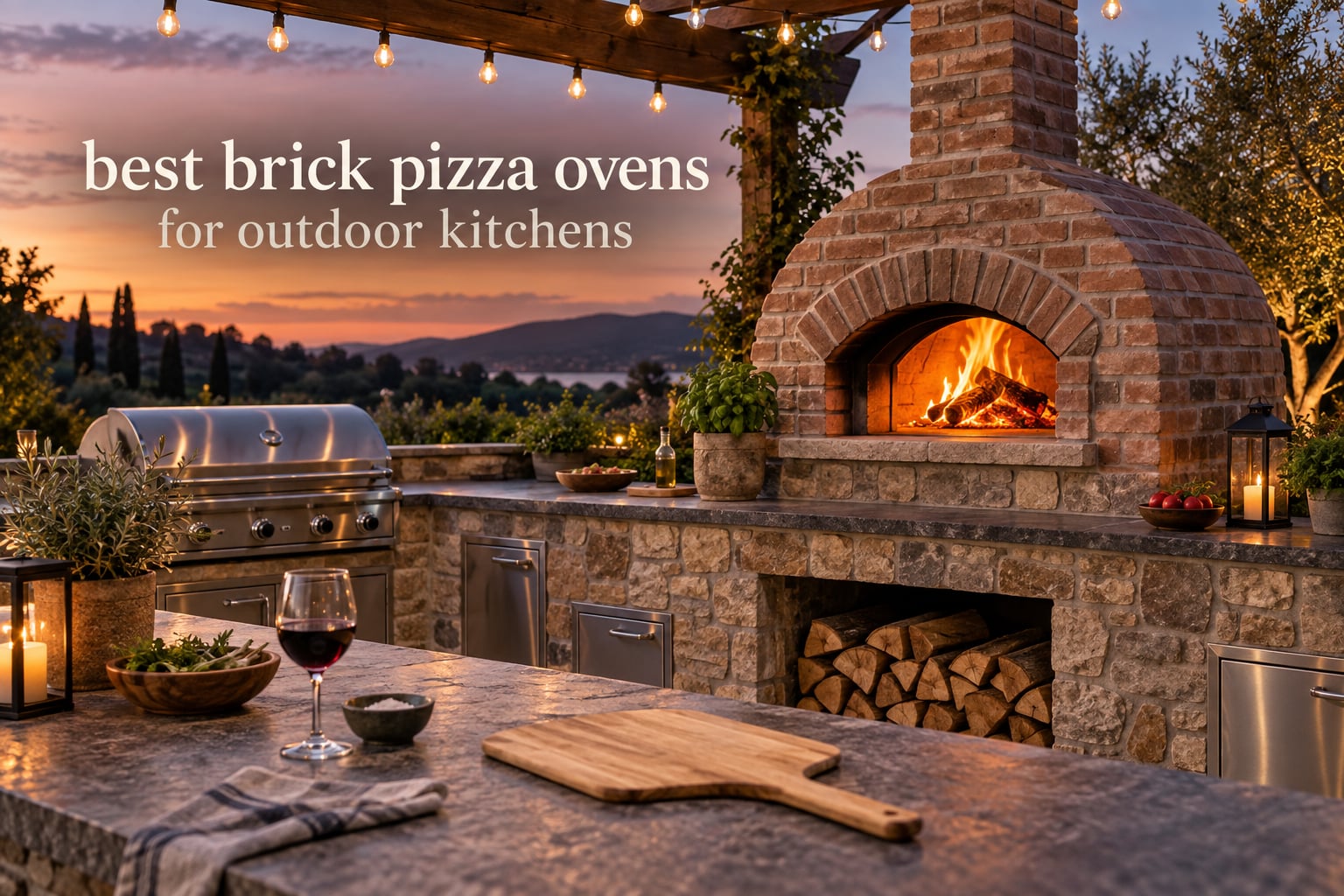 best brick pizza ovens for outdoor kitchens