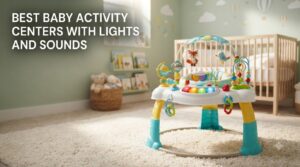 best baby activity centers with lights and sounds