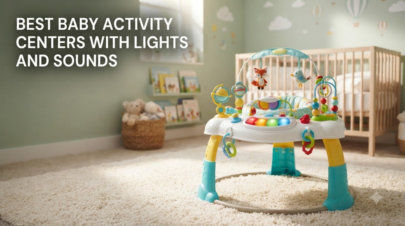 best baby activity centers with lights and sounds