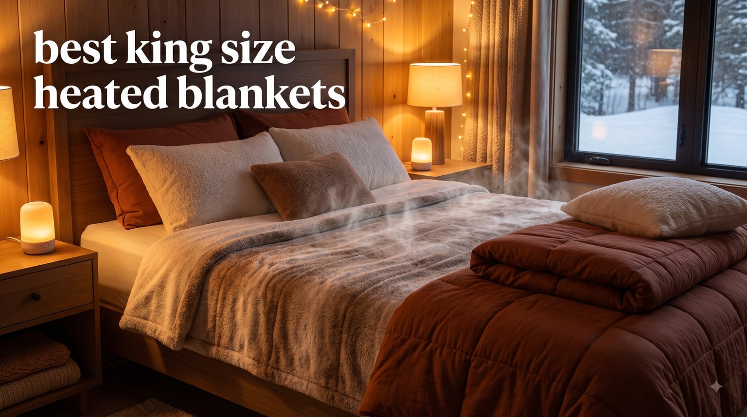 best king size heated blankets