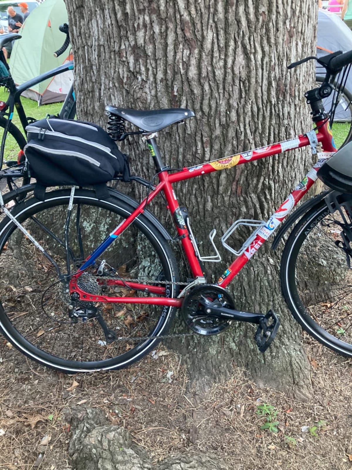 Brooks England Flyer, Touring Leather Bike Saddle with Suspension Springs customer photo 2