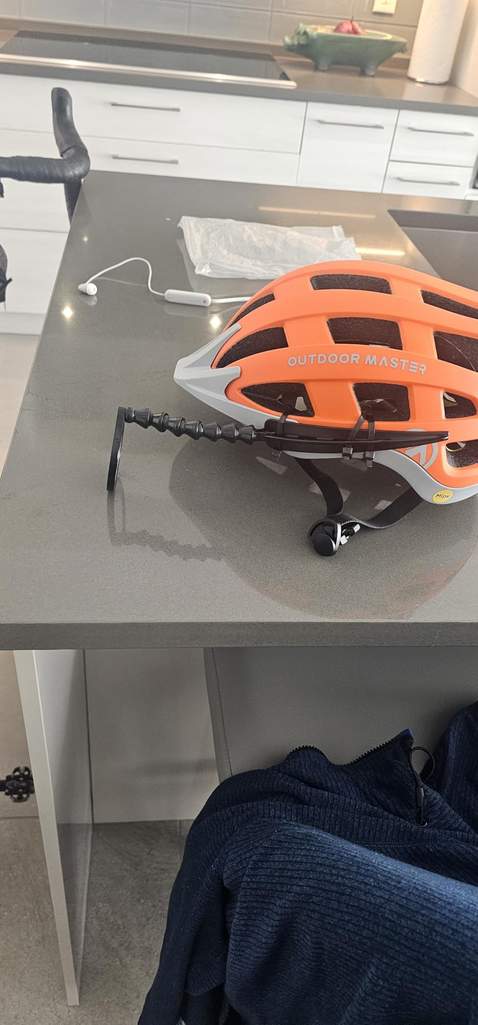 Safe Zone Bicycle Helmet Mirror by EVT customer photo 2