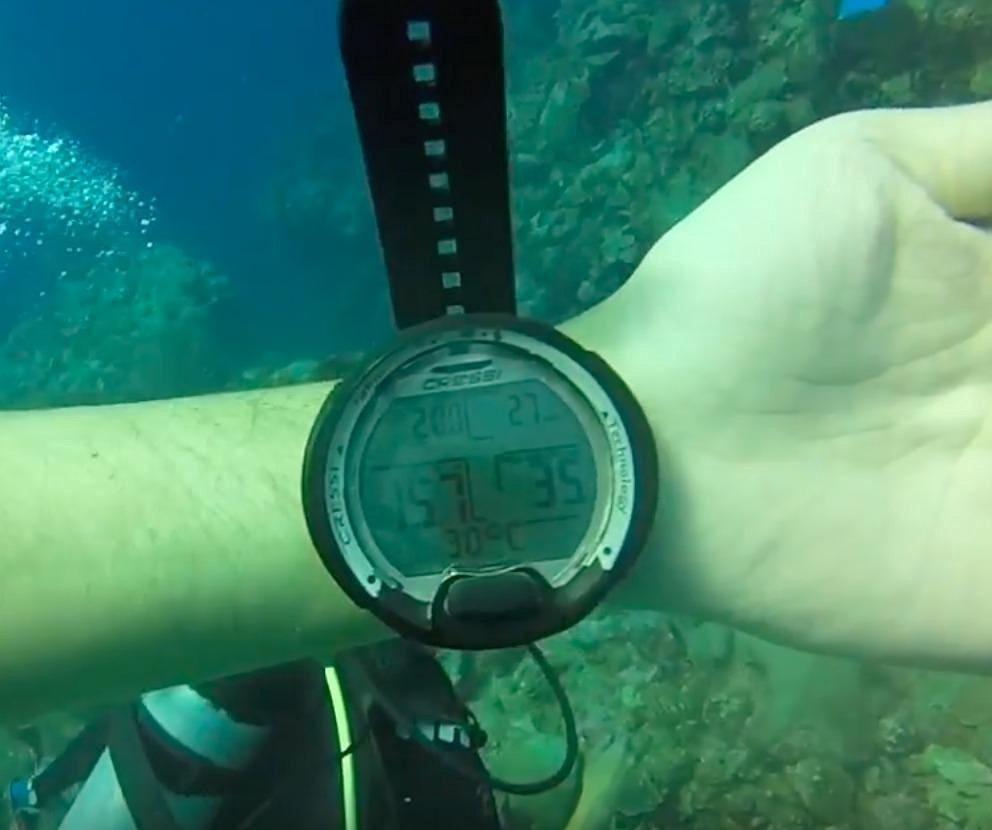 CRESSI Leonardo 2.0 G2 Dive Watch, One-Button Air Nitrox Gauge, White/Black customer photo 1