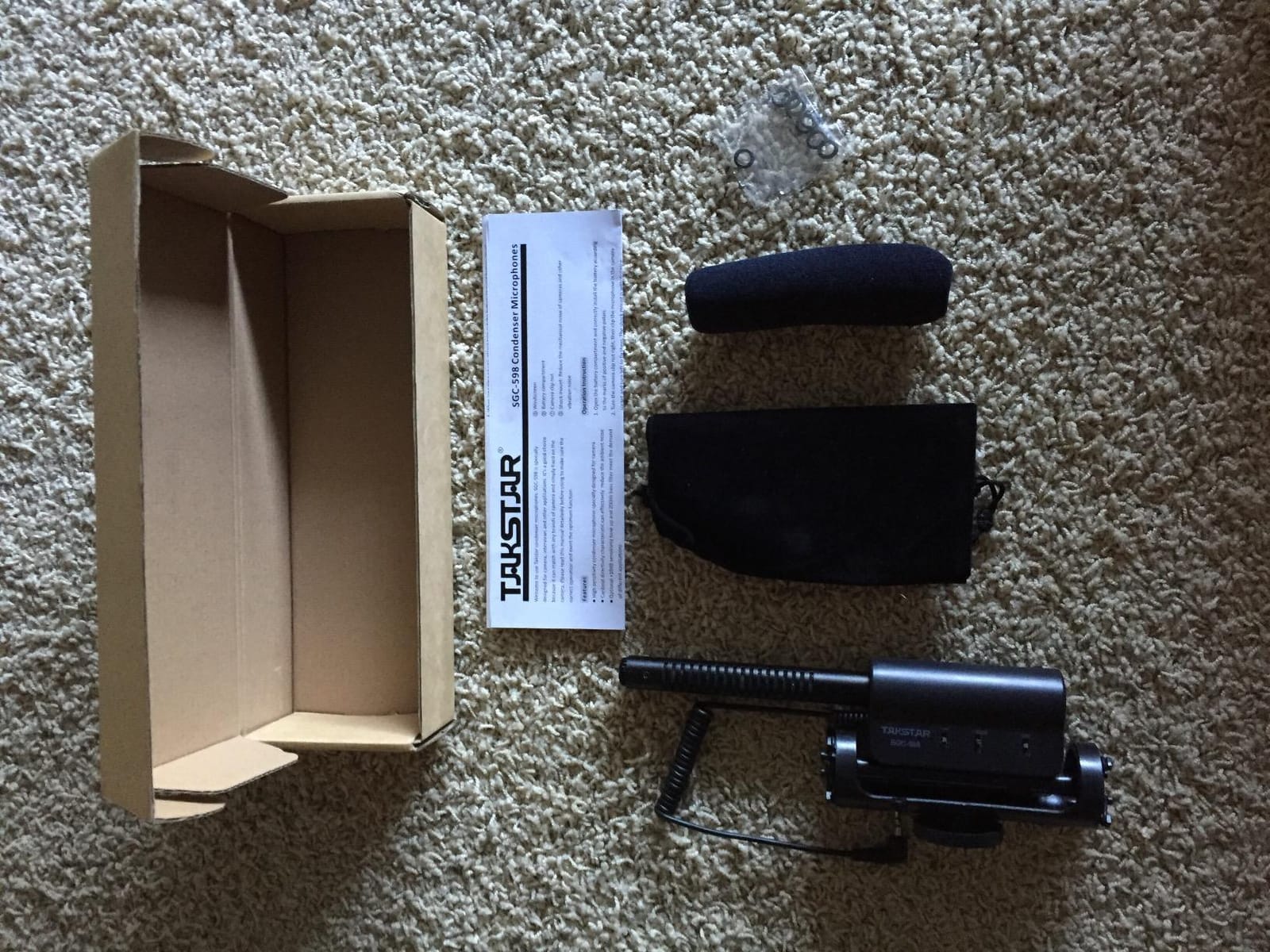 TAKSTAR SGC-598 Photography Interview Shotgun MIC Microphone for Nikon Canon DSLR Camera (Need 3.5mm Interface)Auxiliary customer photo 2