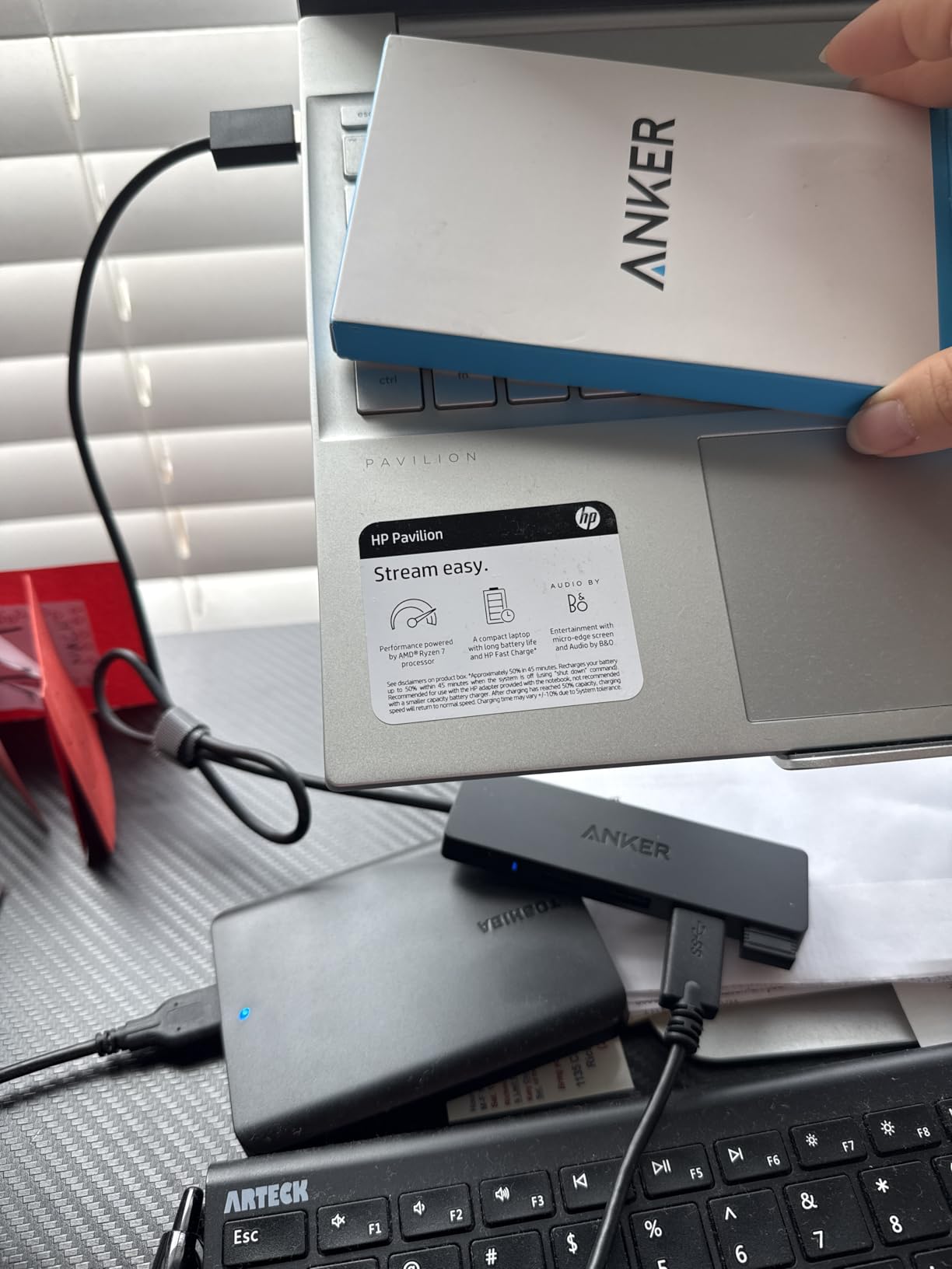 Anker USB Hub, 4-in-1 USB Splitter, 4 USB-A Ports with 5Gbps Data Transfer customer photo 2