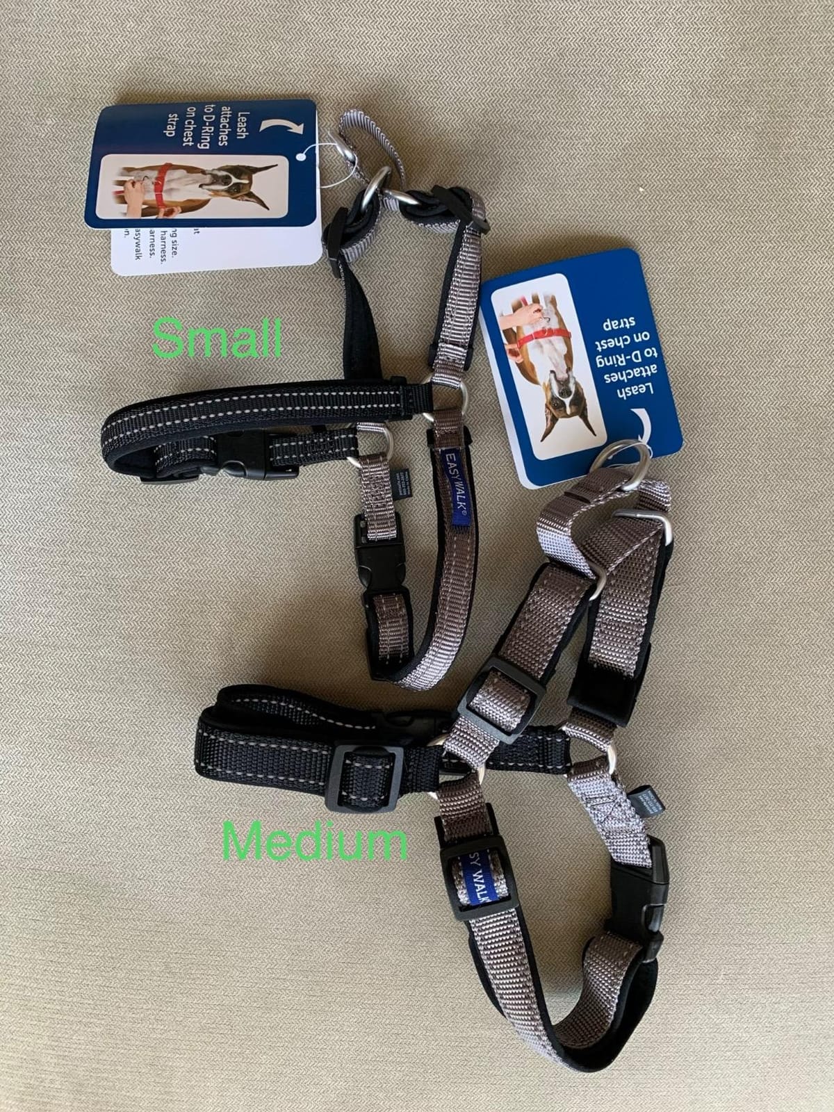 PetSafe Easy Walk Deluxe Dog Harness, No Pull Dog Harness – Perfect for Leash & Harness Training – Stops Pets from Pulling and Choking on Walks – Large, Steel customer photo 2
