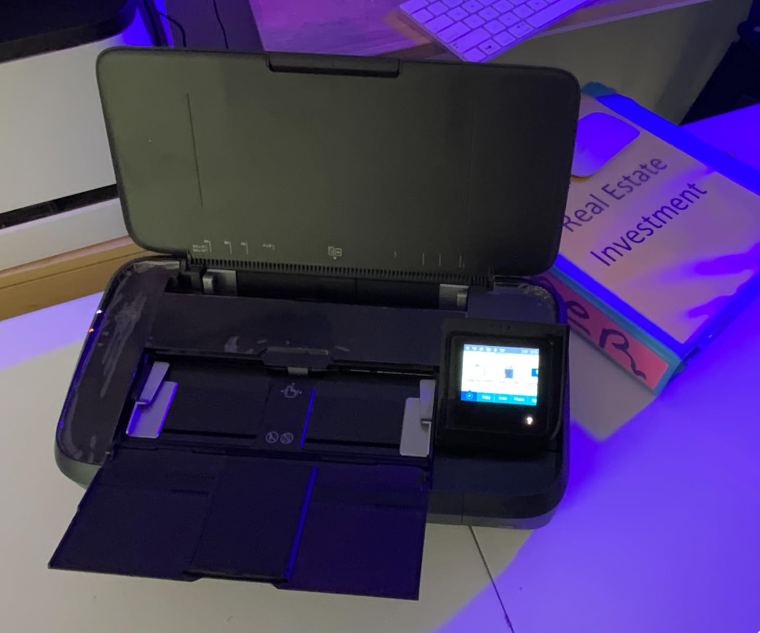 HP OfficeJet 250 Wireless Mobile Printer, Scanner, Copier - Black, Battery Included (CZ992A) customer photo 1