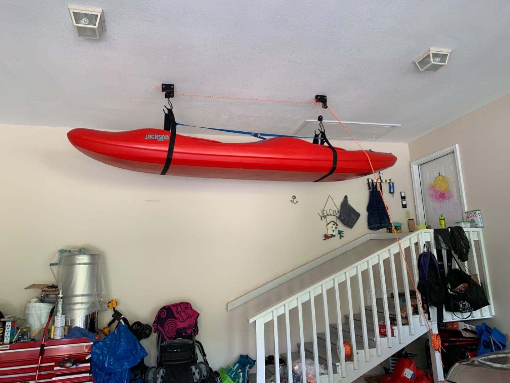 Bike Lane Kayak Hoist Pulley System with 125lb Capacity customer photo 2