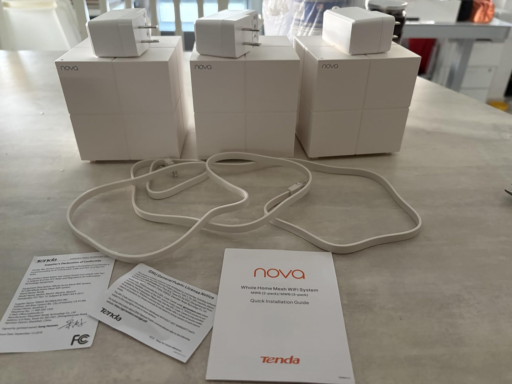Tenda Nova Mesh WiFi System MW6 - Covers up to 4-6 Bedroom Houses- AC1200 Whole Home WiFi Mesh System - Gigabit Dual-Band Mesh Network - Replaces Wireless Router and WiFi Extender - 3-Pack customer photo 1