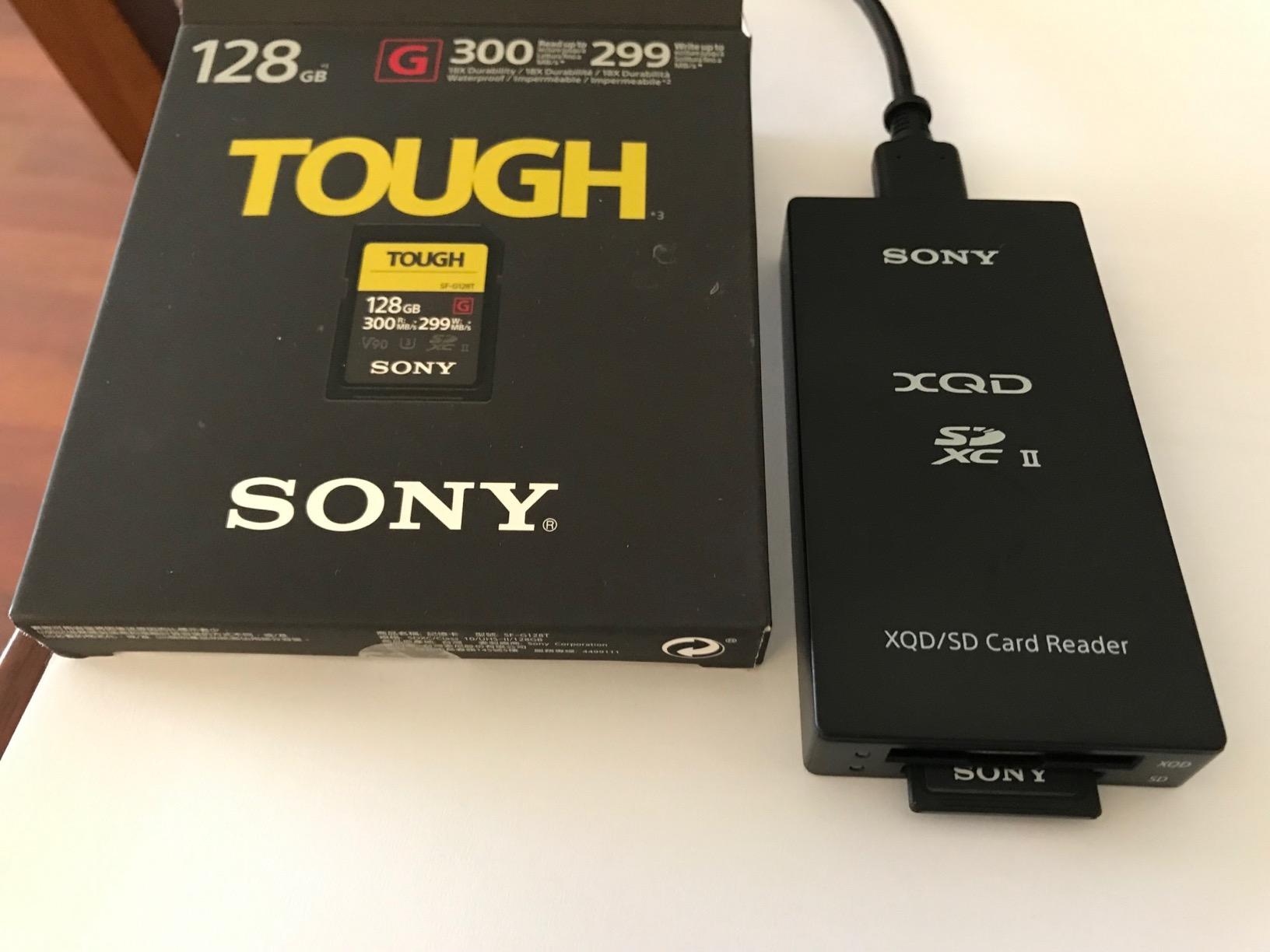 Sony TOUGH-G series SDXC UHS-II Card 128GB, V90, CL10, U3, Max R300MB/S, W299MB/S (SF-G128T/T1) customer photo 1