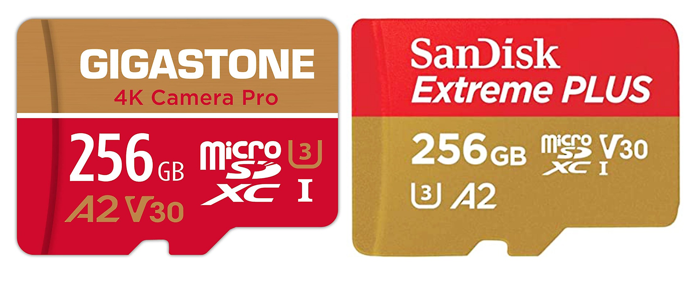 【5-Yrs Free Data Recovery】 GIGASTONE 256GB Micro SD Card, 4K Camera Pro, A2 V30 for Smartphone, Gopro, Action Cams, 4K UHD Video, Nintendo-Switch Compatible, Up to 100MB/s, UHS-I U3 C10 with Adapter customer photo 1
