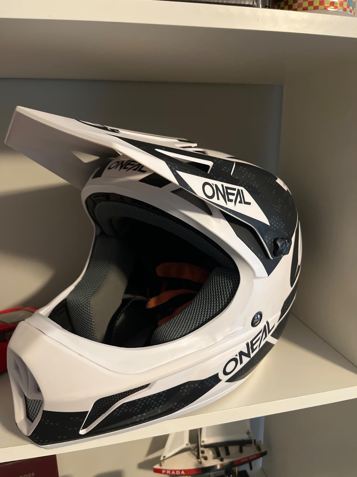 O'Neal Sonus Deft Mountain Bike Helmet Olive/Orange, Large customer photo 2