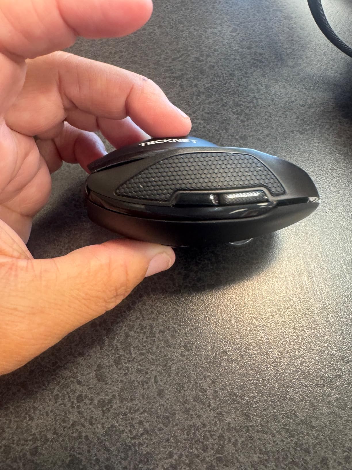 TECKNET Folding Wireless Mouse, 2.4G Travel Mouse, 3 Adjustable DPI customer photo 2