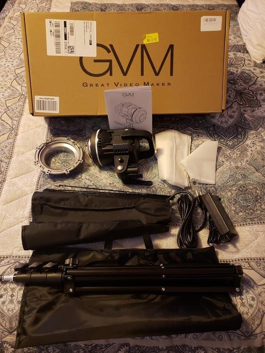 GVM 80W Video Light, Studio Lights for Photography, Softbox Lighting Kit with Bowens Mount, CRI97+ 5600K Colour Temperature , 22in Softbox, Tripod Stand, YouTube, Video, Wedding customer photo 2
