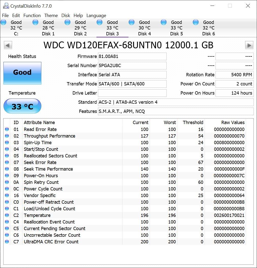 Western Digital 10TB WD Red Plus NAS Internal Hard Drive HDD - 5400 RPM, SATA 6 Gb/s, CMR, 256 MB Cache, 3.5