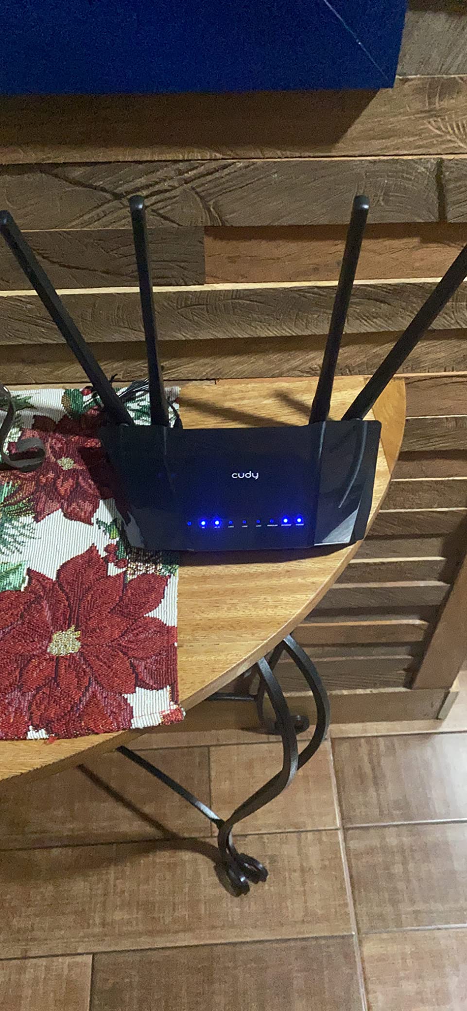 Cudy N300 WiFi Unlocked 4G LTE Modem Router with SIM Card Slot, 300Mbps WiFi, LTE Cat4, EC25-AFX Qualcomm Chipset, 5dBi High Gain Antennas, FDD, DDNS, VPN, Cloudflare, Plug and Play, LT400 customer photo 1
